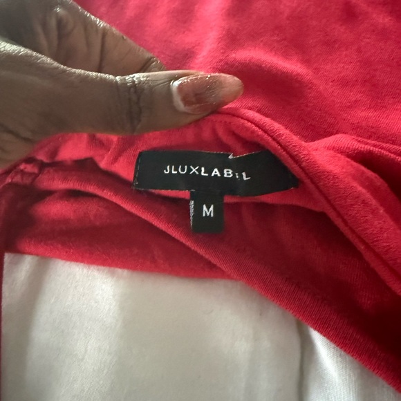 JLUXLABEL Red Crop Top and Maxi Skirt Set - Picture 6 of 8